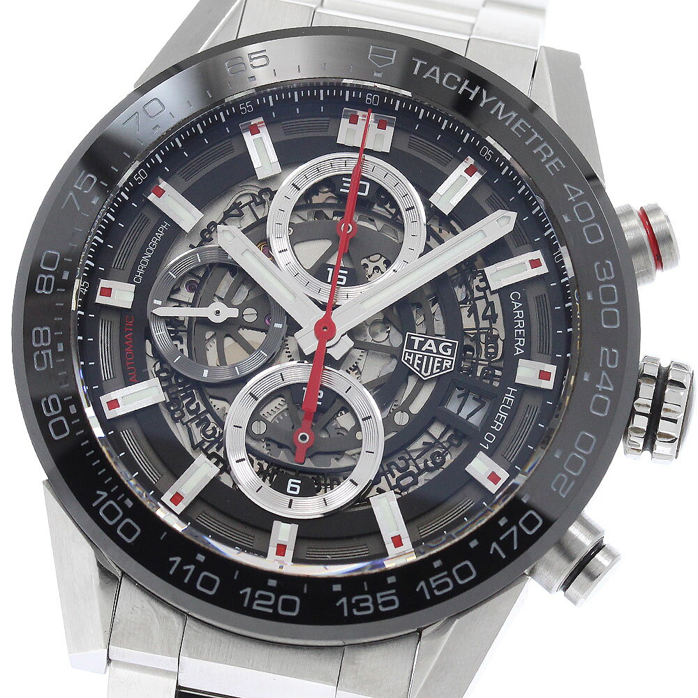 タグホイヤー TAG HEUER CAR201V.BA0714 カレラ キャリバーホイヤー01 クロノグラフ 自動巻き メンズ 良品 _945485【中古】
