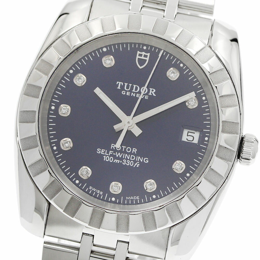 BVLGARI - チュードル TUDOR 21010 クラシック デイト 自動巻き メンズ 良品 保証書付き_948029【中古】