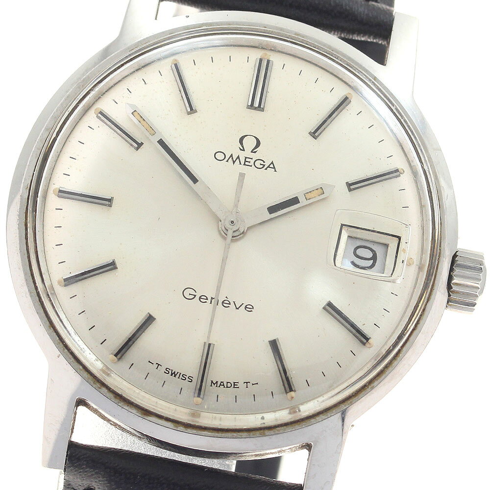 OMEGA geneve ユニセックス　手巻き時計 シルバー文字盤　稼働 楽天市場】omega geneve（腕時計）の通販