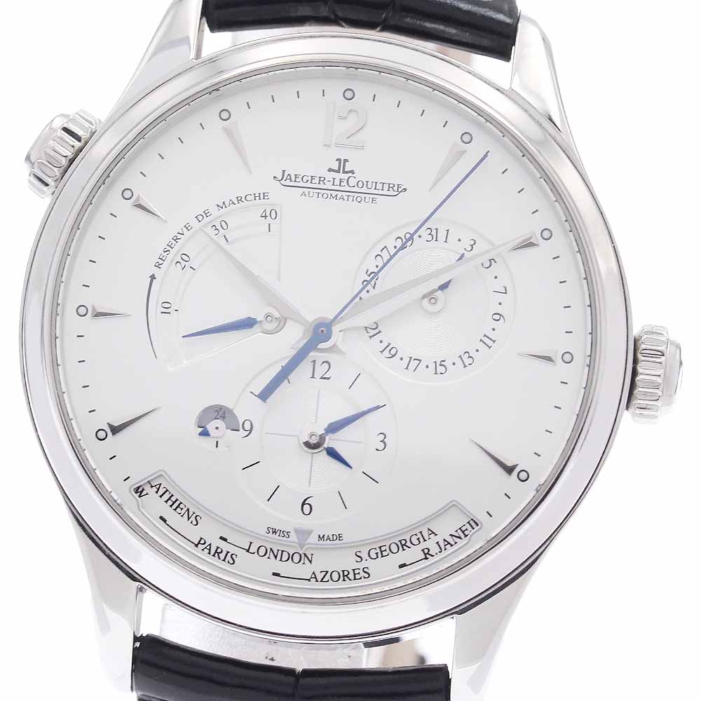 ジャガー・ルクルト JAEGER-LECOULTRE 176.8.29.S/Q1428421 マスタージオグラフィーク パワーリザーブ GMT 自動巻き メンズ 良品 _956417【中古】
