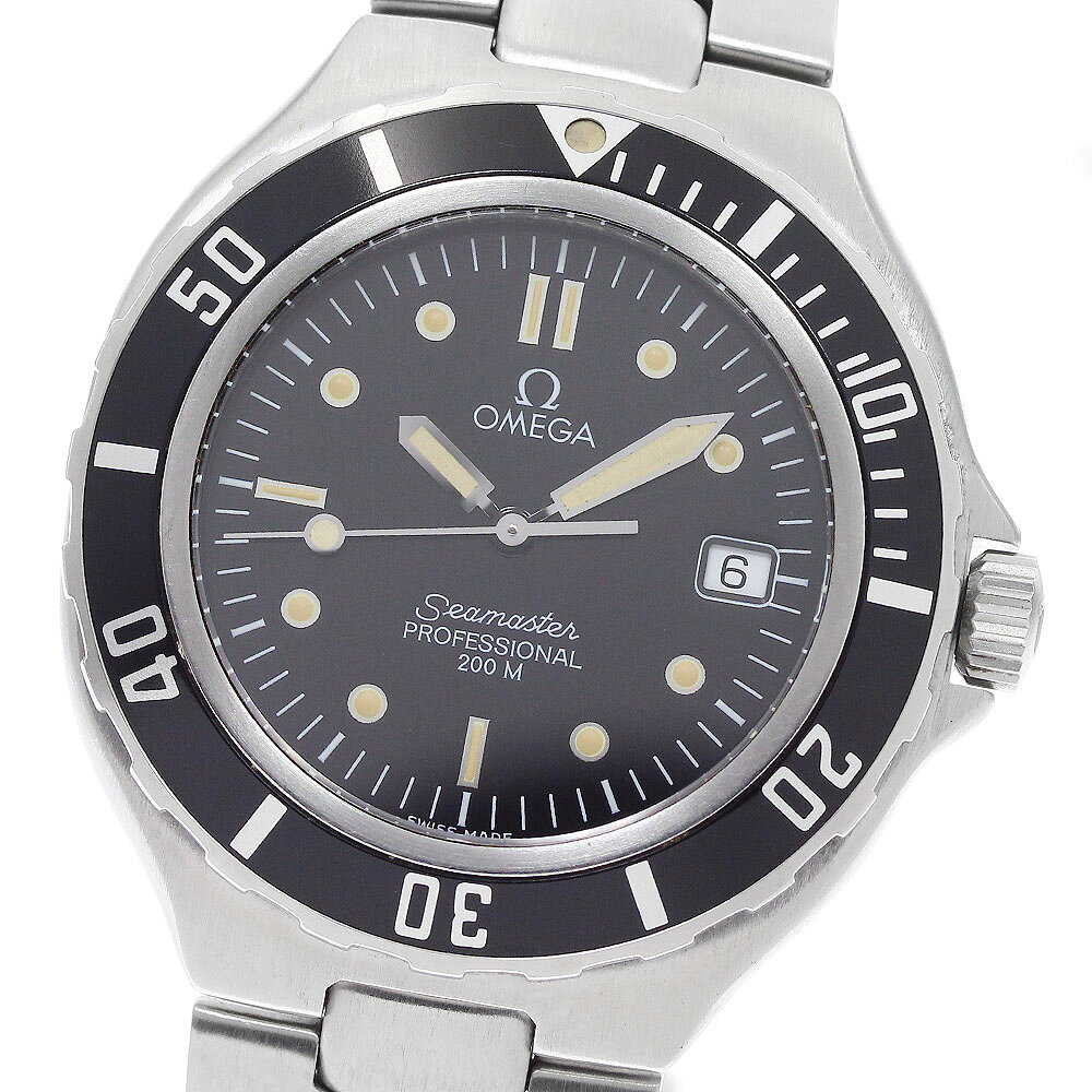 オメガ OMEGA シーマスター200m デイト クォーツ メンズ _956780【中古】（楽天・CLOSER）