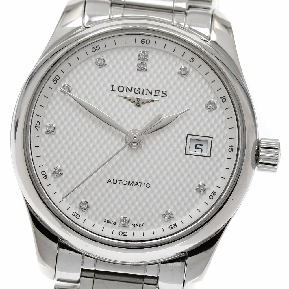 Other - ロンジン LONGINES L2.257.4 マスターコレクション 12Pダイヤ 自動巻き レディース 良品 _956944【中古】