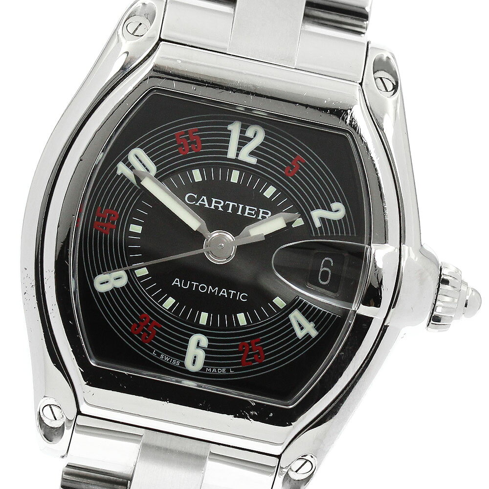 カルティエ CARTIER W62002V3 ロードスター LM デイト 自動巻き メンズ _957 ...