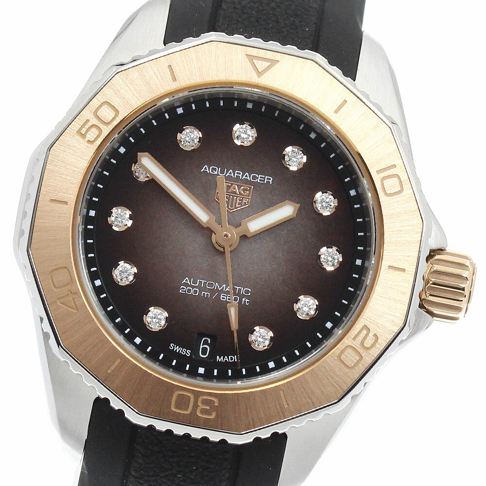 タグホイヤー TAG HEUER WBP2451.FT6200 アクアレーサー プロフェッショナル 200 自動巻き レディース 極美品 箱・保証書付き_958039【中古】