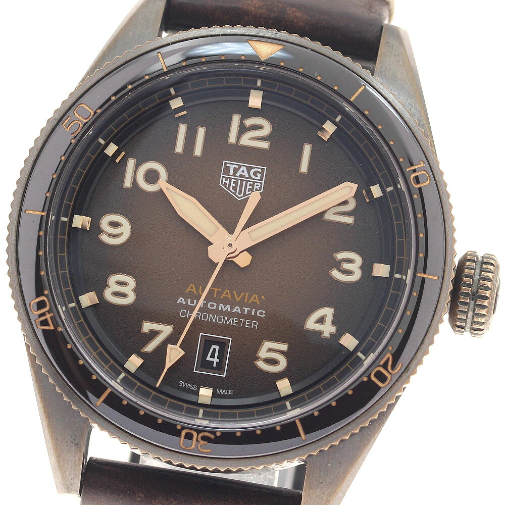 タグホイヤー TAG HEUER WBE5191 オータヴィア キャリバー5 自動巻き メンズ 保証書付き_952714【中古】