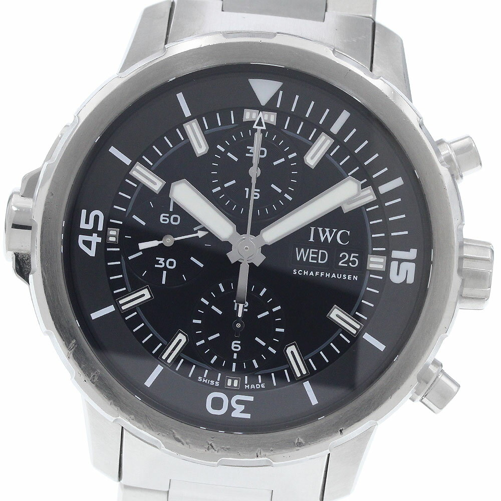Other - IWC SCHAFFHAUSEN IW376804 アクアタイマー クロノグラフ デイデイト 自動巻き メンズ 保証書付き_956628【中古】