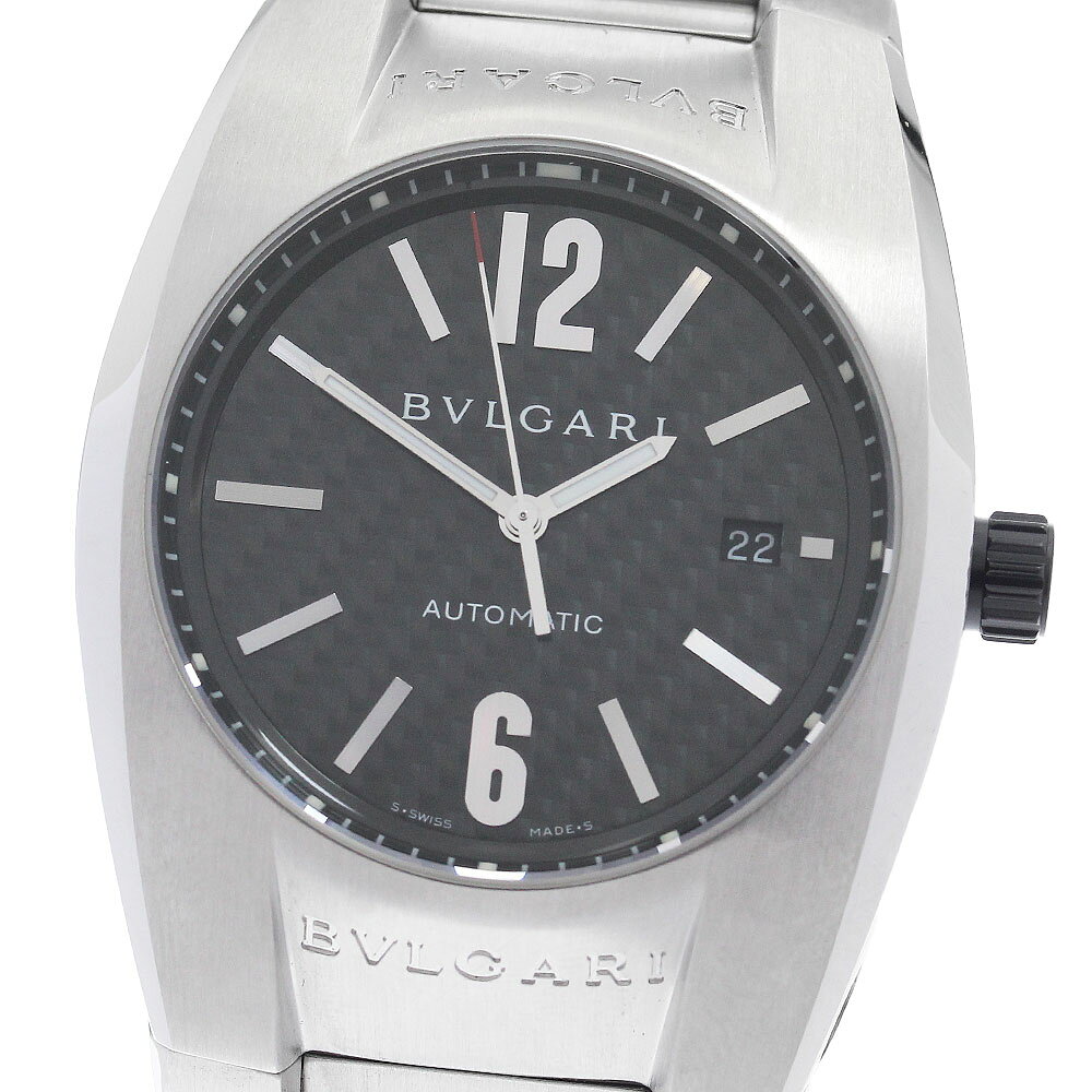 ブルガリ BVLGARI EG40S エルゴン デイト 自動巻き メンズ 良品 箱・保証書付き_957694【中古】