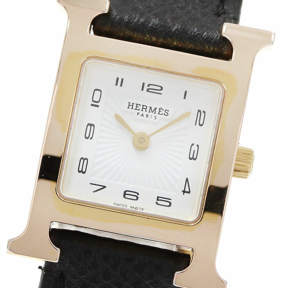ORIS - エルメス HERMES HH1.210e Hウォッチ クォーツ レディース _949184【中古】