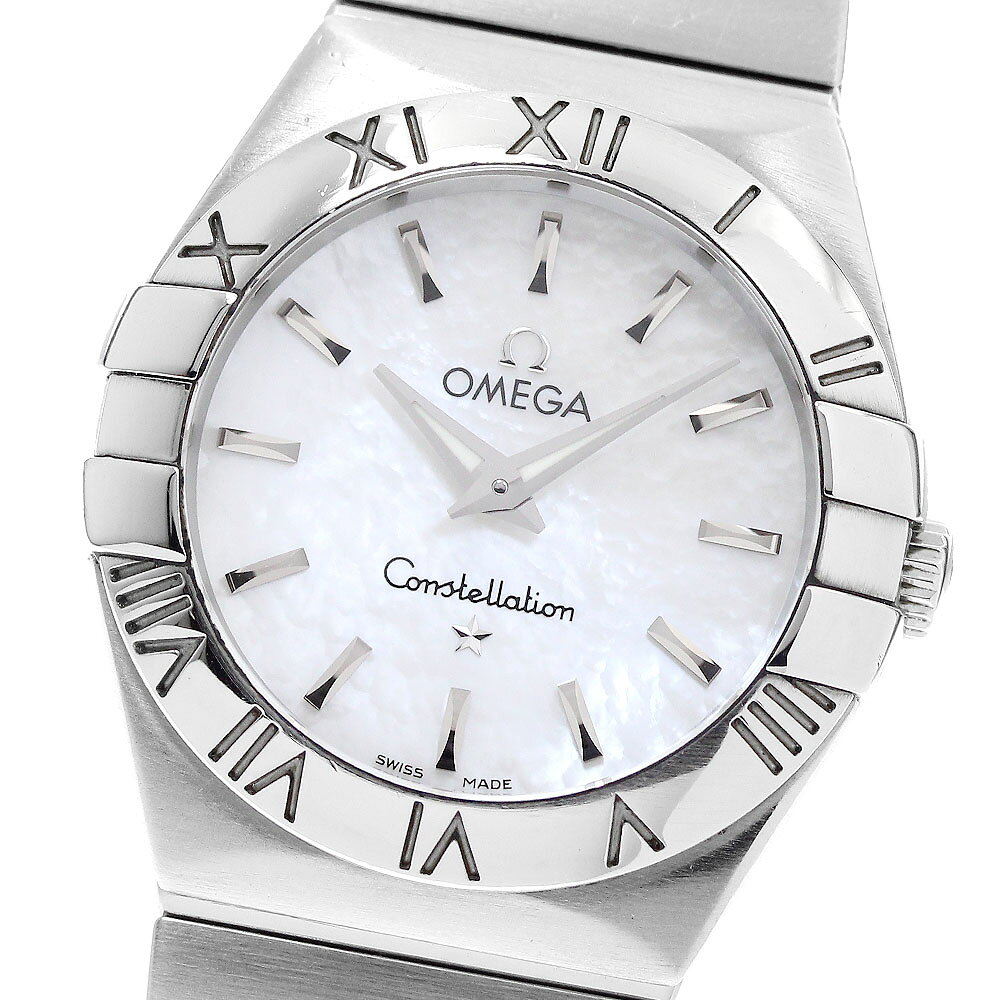 オメガ OMEGA 123.10.27.60.05.001 コンステレーション ブラッシュ クォーツ レディース _956173【中古】