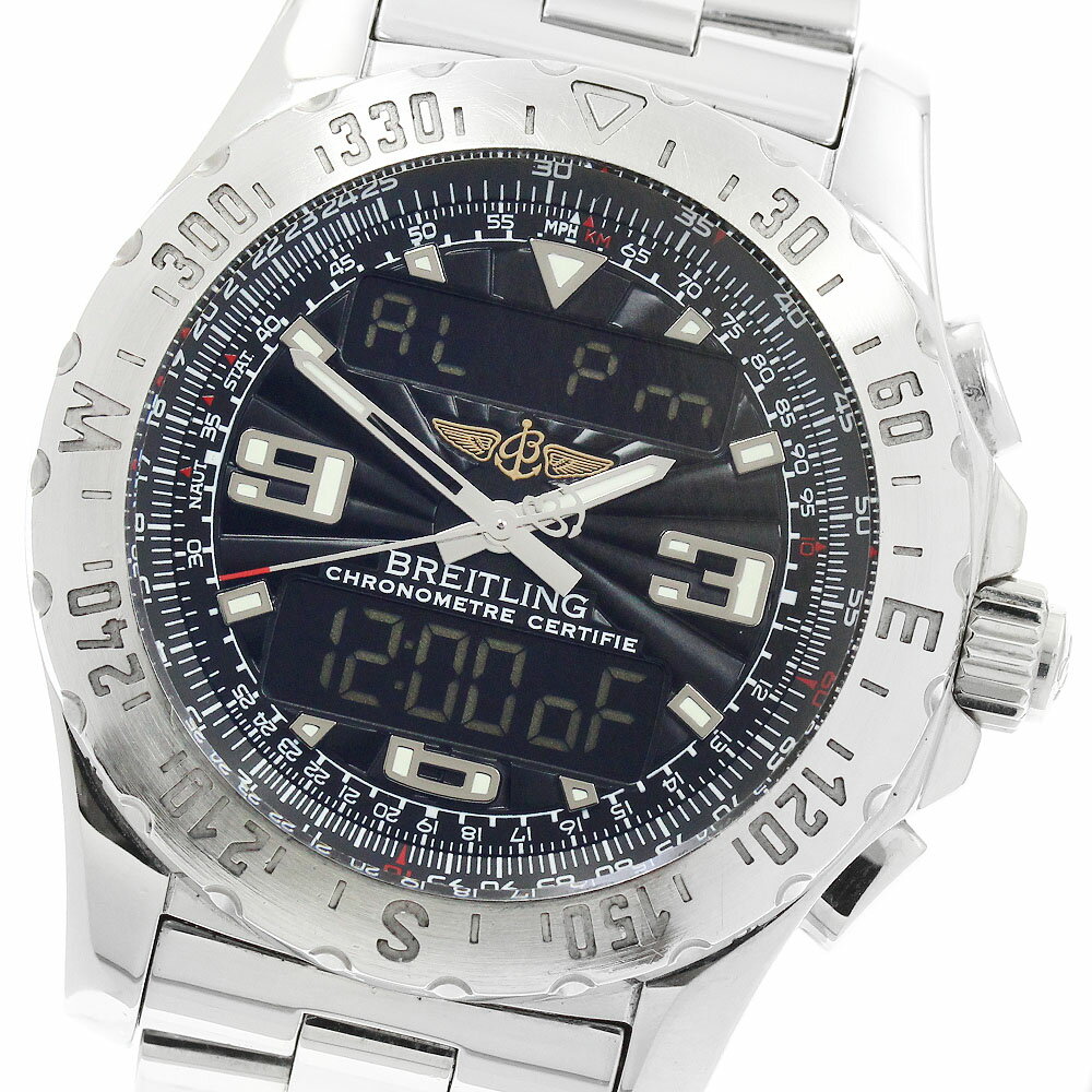 ブライトリング BREITLING A78363 エアウルフ クォーツ メンズ _957570【中古】
