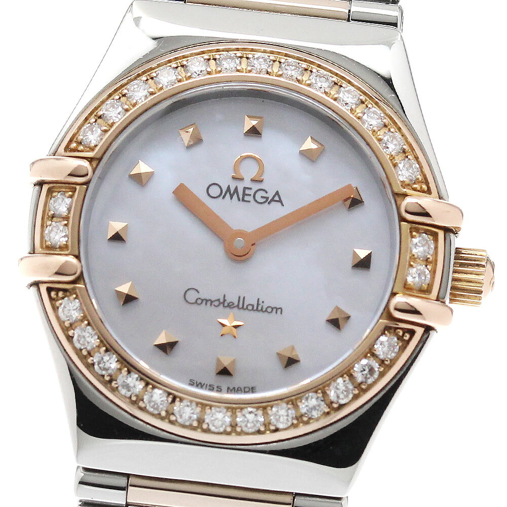 Other - オメガ OMEGA 1368.71 コンステレーションミニ マイチョイス ダイヤベゼル クォーツ レディース _956868【中古】