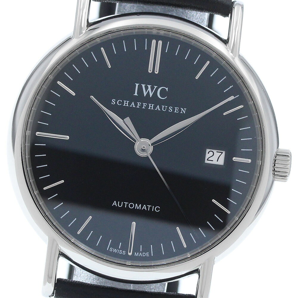 IWC IWC SCHAFFHAUSEN IW356308 ポートフィノ デイト 自動巻き メンズ  ...