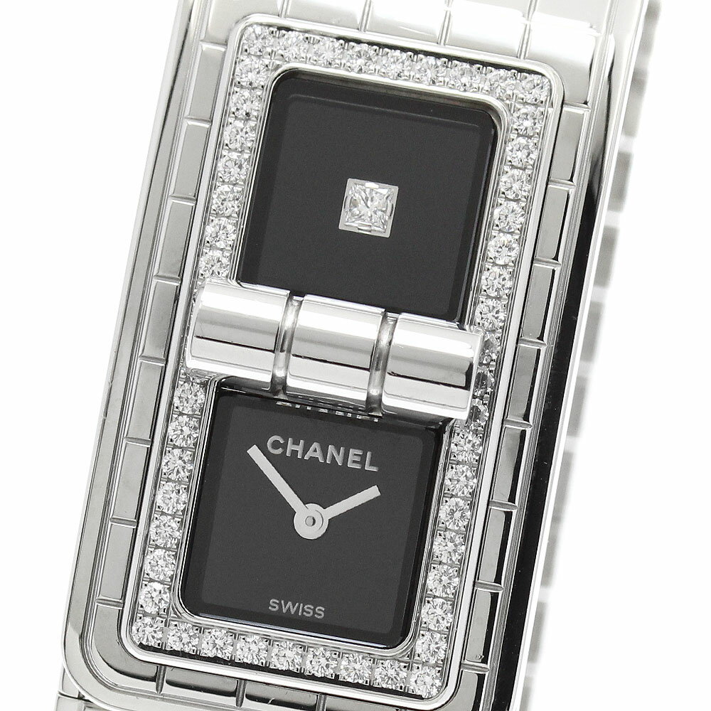 HERMES - シャネル CHANEL H5145 コード ココ ベゼルダイヤ クォーツ レディース _957075【中古】