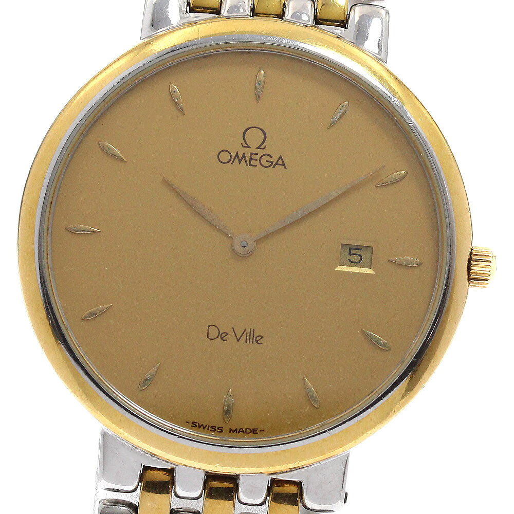 Rakuten - オメガ OMEGA デビル デイト SS/YGブレス 3ロウ クォーツ メンズ _959647【中古】