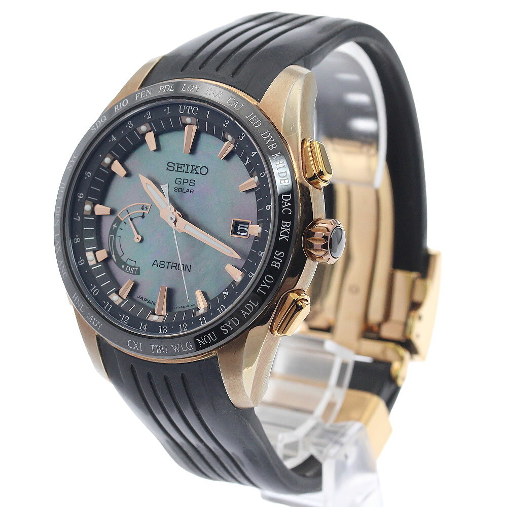 CLOSERのセイコー SEIKO SBXB105/8X22-0AE0-2 アストロン ノバク・ジョコビッチ 2016年限定 デイト ソーラー電波 メンズ _959422【中古】｜アングル2
