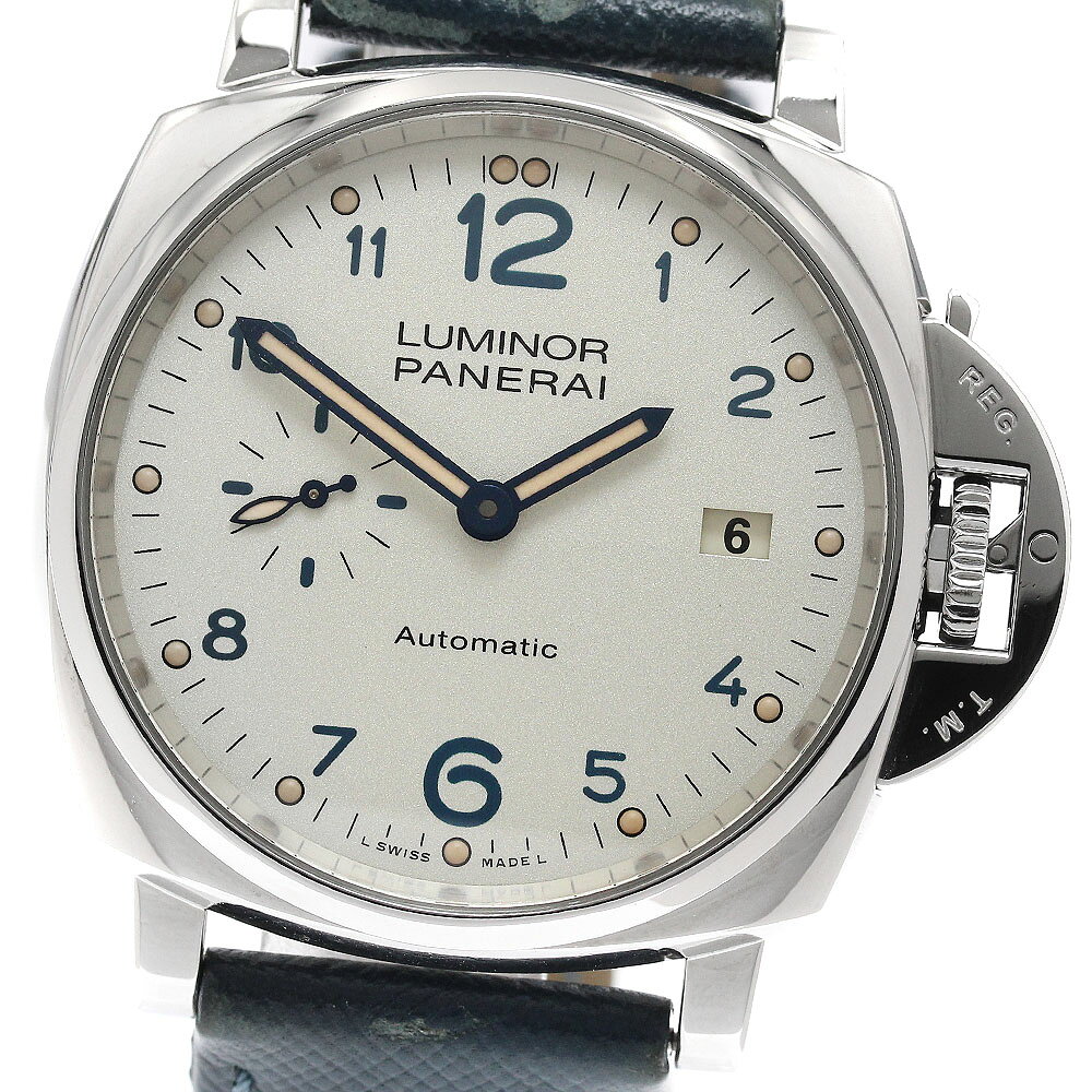 パネライ PANERAI PAM00906 ルミノール ドゥエ 3デイズ アッチャイオ 自動巻き メンズ 保証書付き_956103【中古】