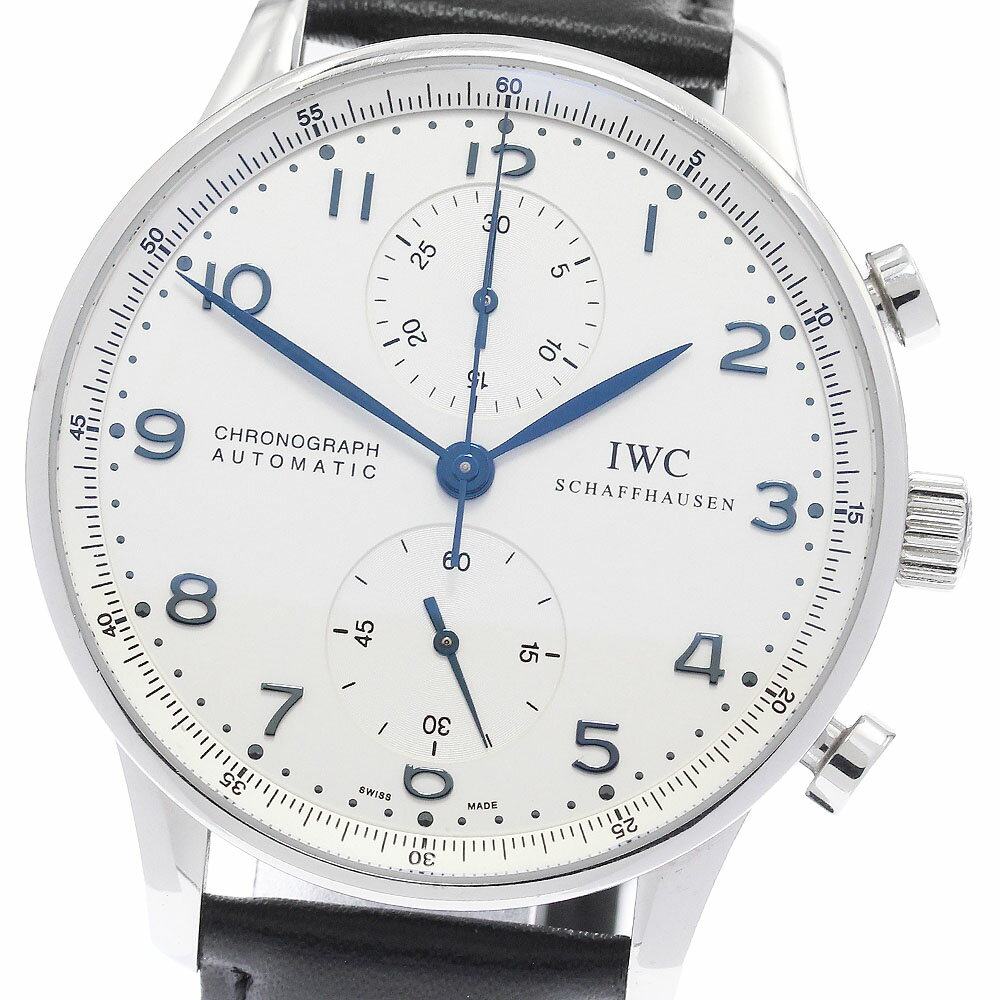 Portuguese - IWC IWC SCHAFFHAUSEN IW371417 ポルトギーゼ クロノグラフ 自動巻き メンズ 良品 保証書付き_956594【中古】