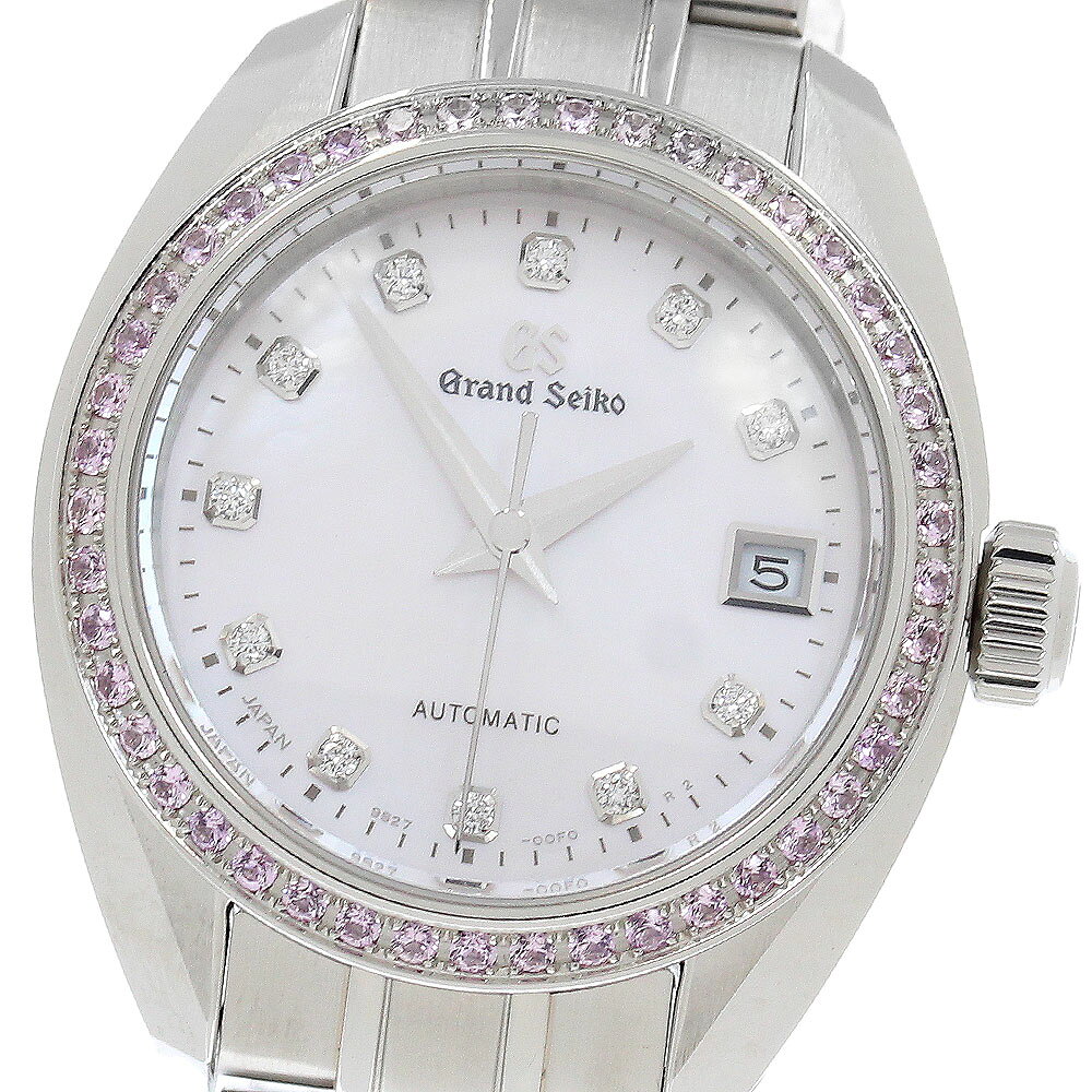 セイコー SEIKO STGK017J グランドセイコー ピンクダイヤベゼル 11Pダイヤ 自動巻き ...