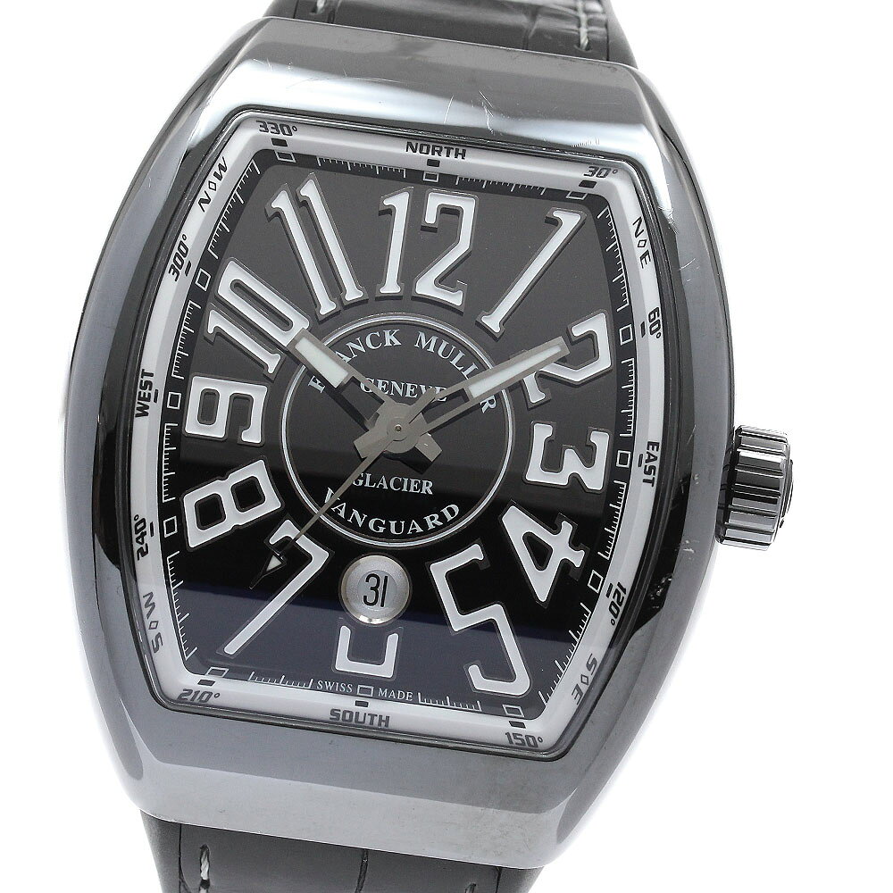 フランクミュラー FRANCK MULLER V45SCDTGLACIER ACGL ヴァンガード デイト 自動巻き メンズ 保証書付き_958668【中古】