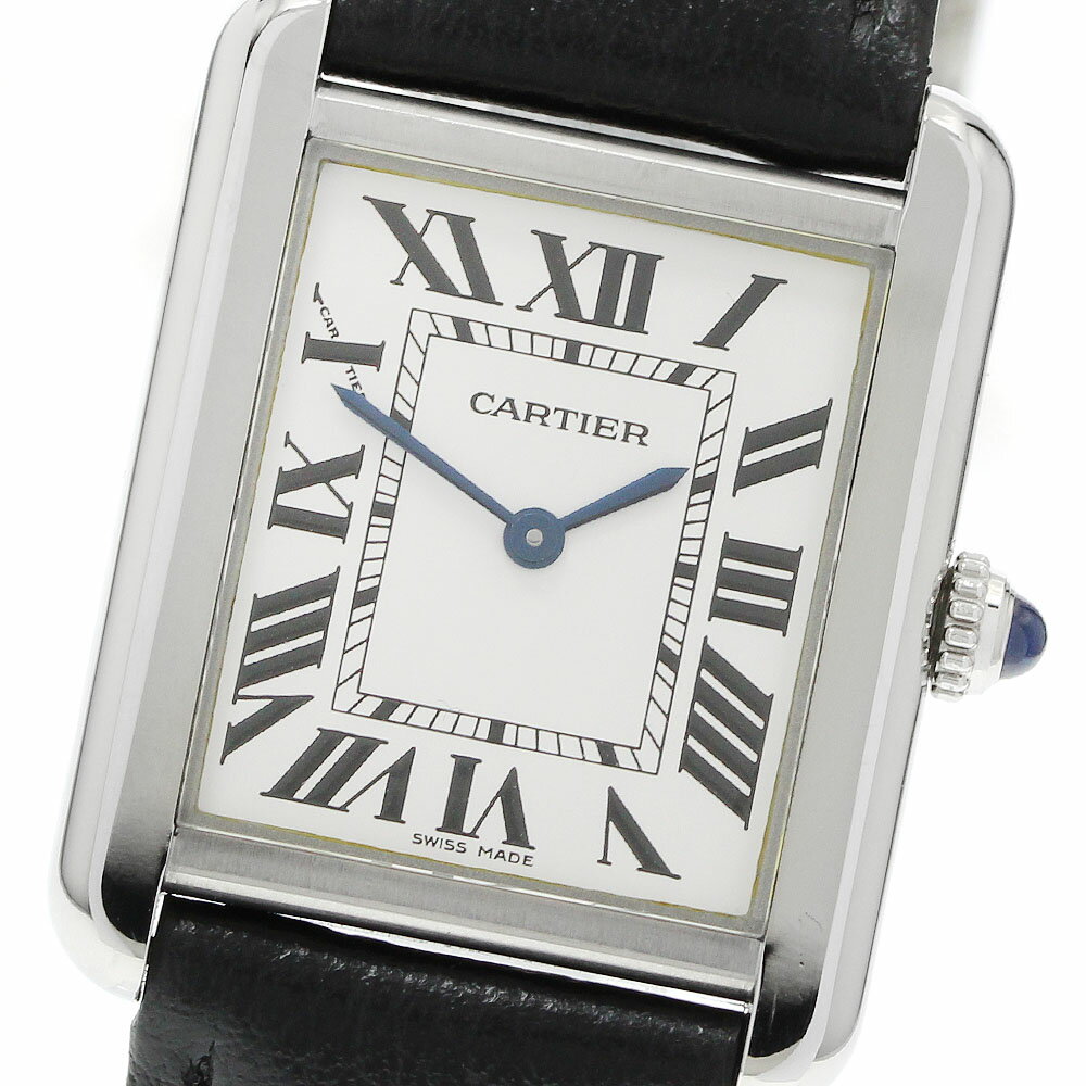 B, F, H, P, V - カルティエ CARTIER WSTA0030 タンクソロSM クォーツ レディース 良品 保証書付き_958799【中古】