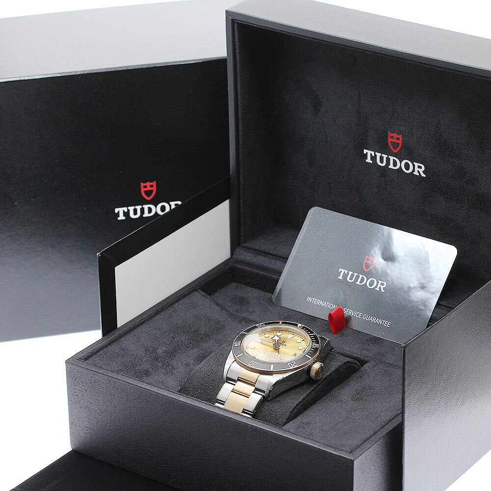 CLOSERのチュードル TUDOR 79733N ヘリテージ ブラックベイ デイト 自動巻き メンズ 美品 箱付き_950340【中古】｜アングル2
