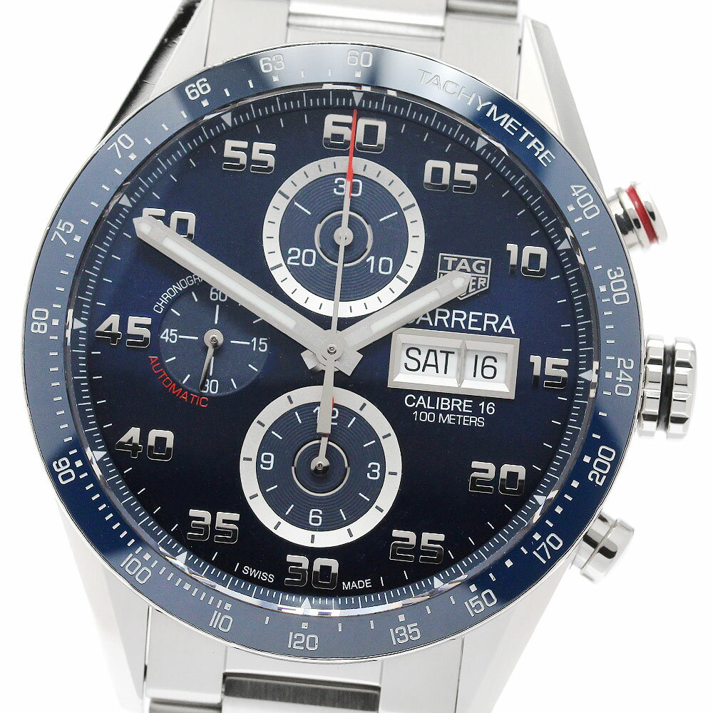 タグホイヤー TAG HEUER CV2A1V カレラ キャリバー16 デイデイト クロノグラフ 自動巻き メンズ 良品 箱・保証書付き_951723【中古】