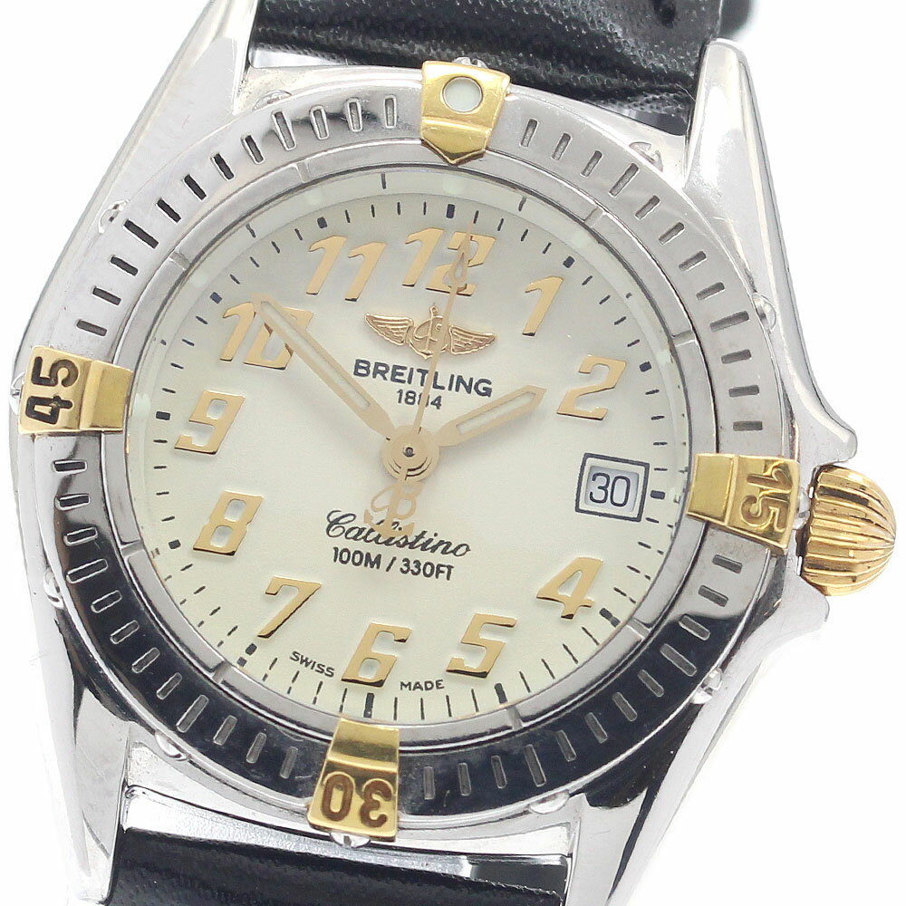 BREITLING - ブライトリング BREITLING B52345 カリスティーノ デイト クォーツ レディース _952560【中古】