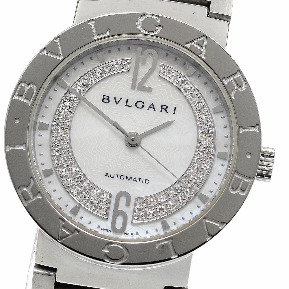 ブルガリ BVLGARI BB33SS ブルガリブルガリ ダイヤ 自動巻き メンズ _952632【中古】