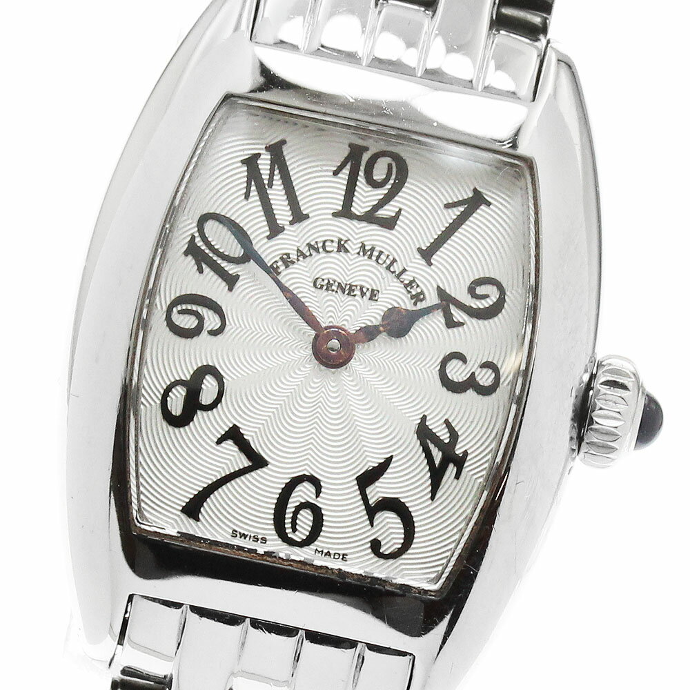 フランクミュラー FRANCK MULLER 2502QZ トノウ カーベックス クォーツ レディース 箱付き_954851【中古】