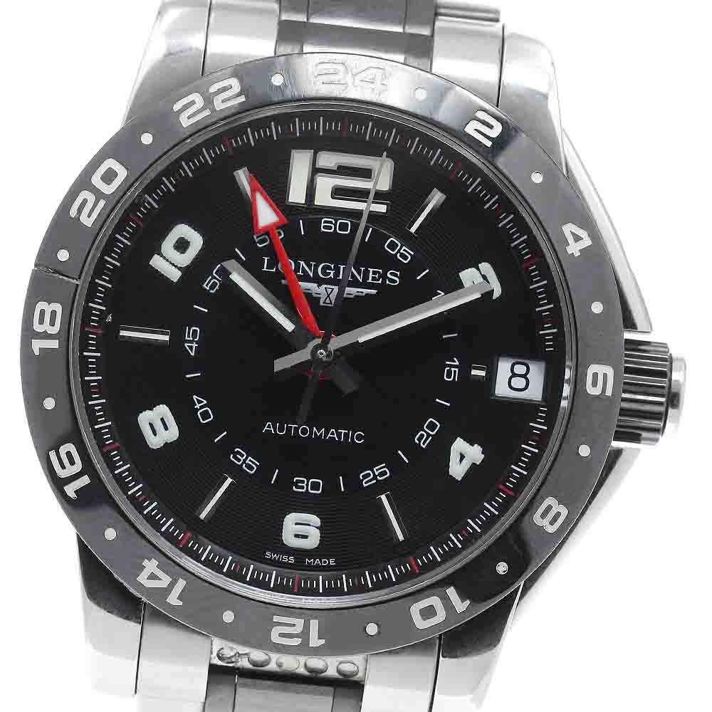 訳あり ロンジン LONGINES L3.669.4 アドミラルGMT デイト 自動巻き メンズ _956915【中古】