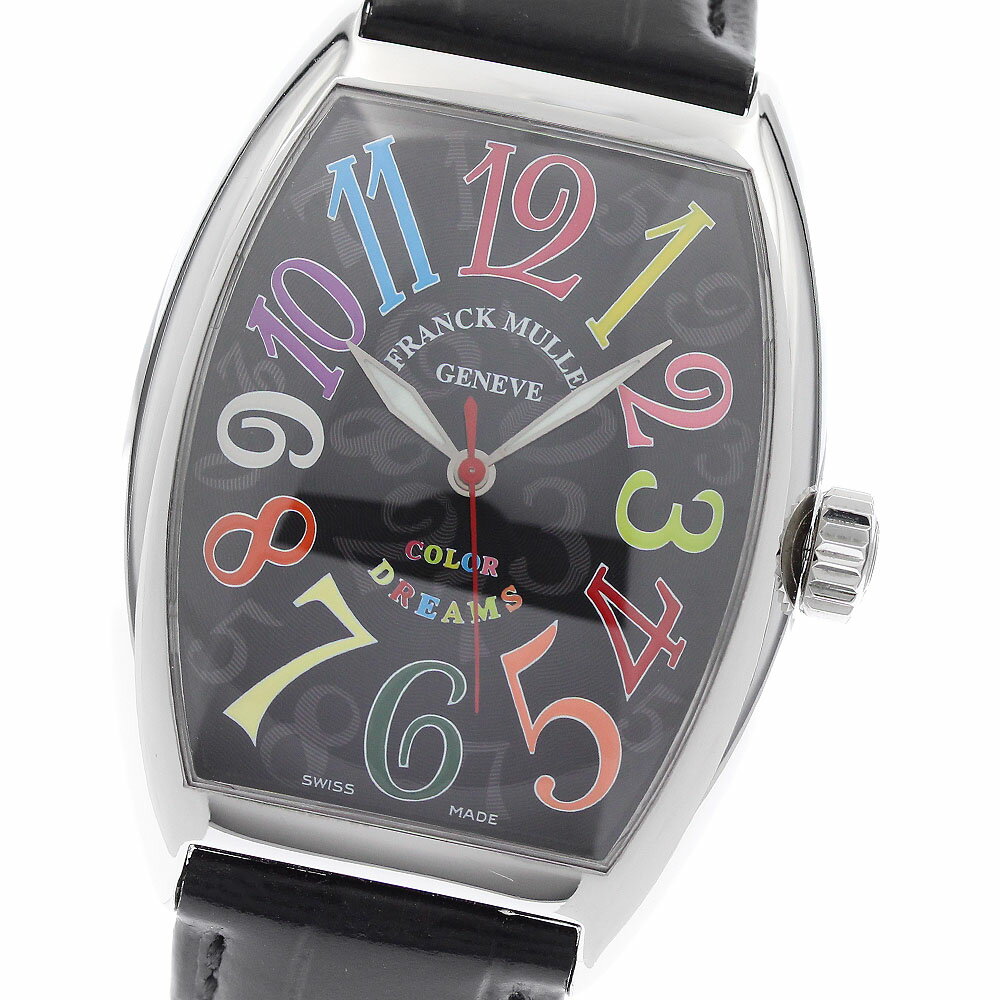 フランクミュラー FRANCK MULLER 7851SC トノウ カーベックス カラードリーム 自動巻き メンズ 良品 _957177【中古】