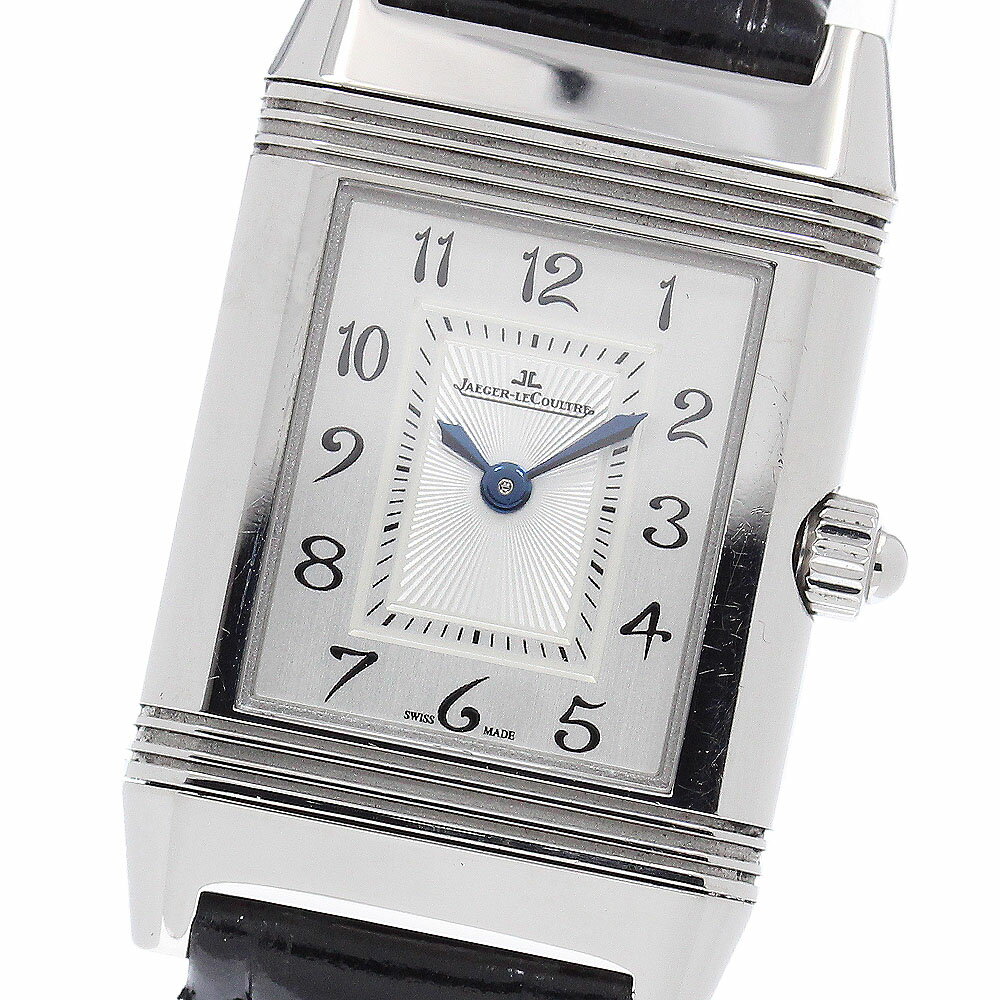 Y - ジャガー・ルクルト JAEGER-LECOULTRE 266.8.44/Q2668412 レベルソ デュエット ダイヤベゼル 手巻き レディース 保証書付き_957903【中古】