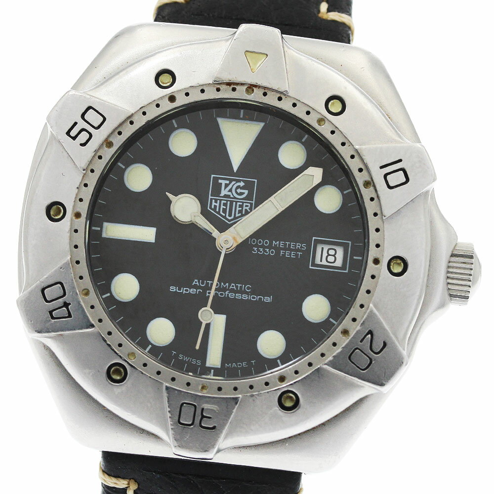 タグホイヤー TAG HEUER 840.006-2 スーパープロフェッショナル デイト 自動巻き メンズ _958352【中古】