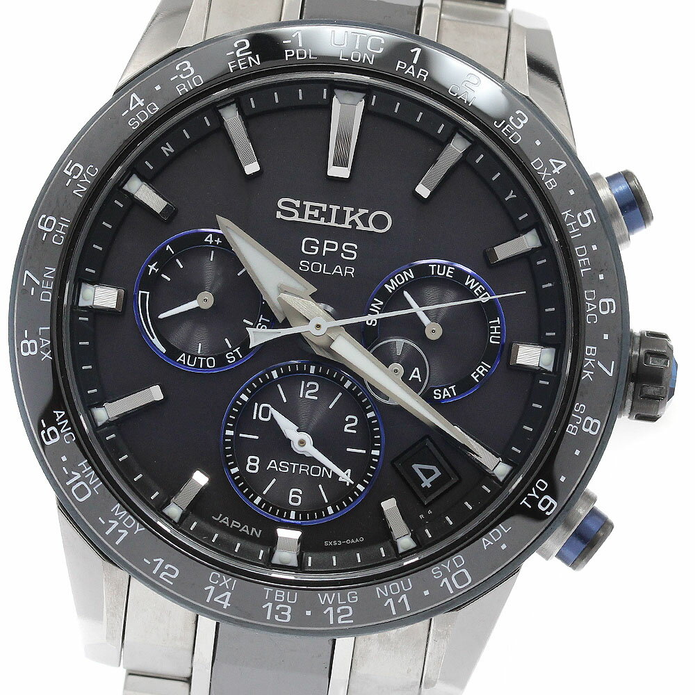 セイコー SEIKO SBXC027/5X53-0AN0 アストロン 2019サマー限定モデル ソーラー電波 メンズ 内箱付き_958736【中古】