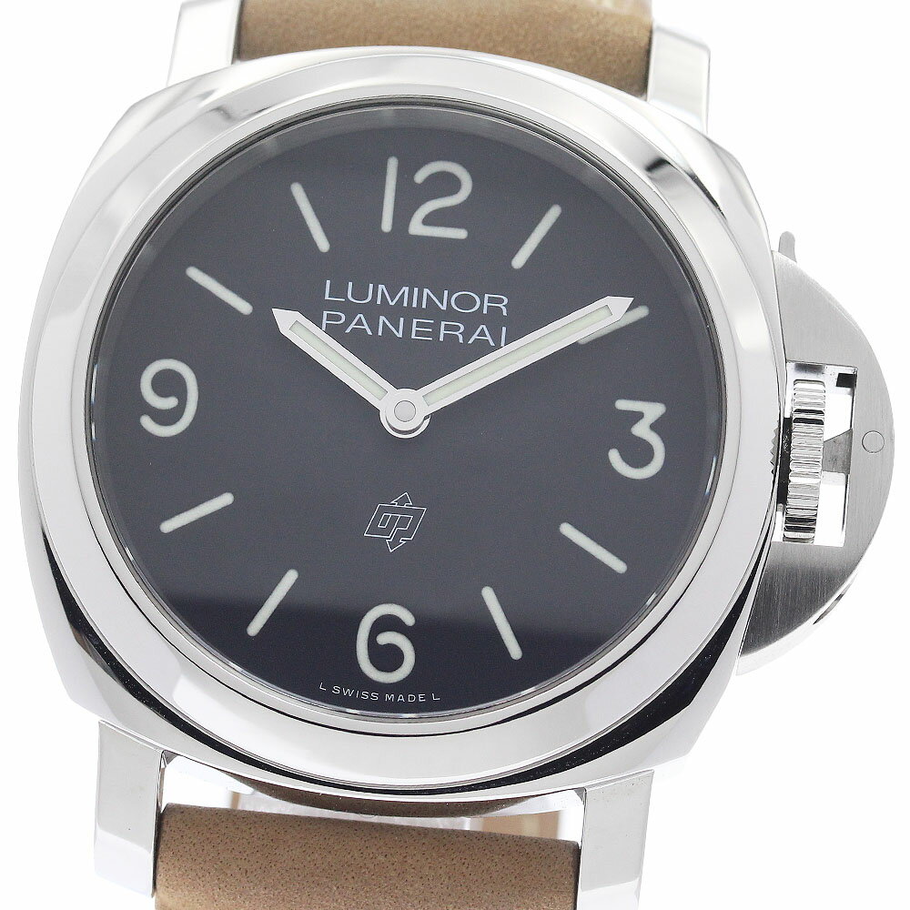 Rakuten - パネライ PANERAI PAM01086 ルミノール ベース ロゴ 44mm 手巻き メンズ 良品 保証書付き_958878【中古】