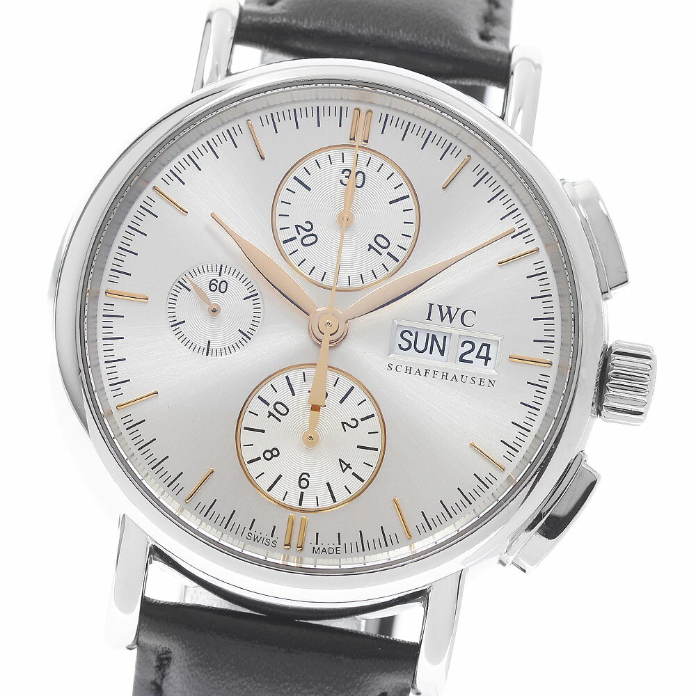IWC IWC SCHAFFHAUSEN IW378302 ポートフィノ クロノグラフ デイデイト  ...