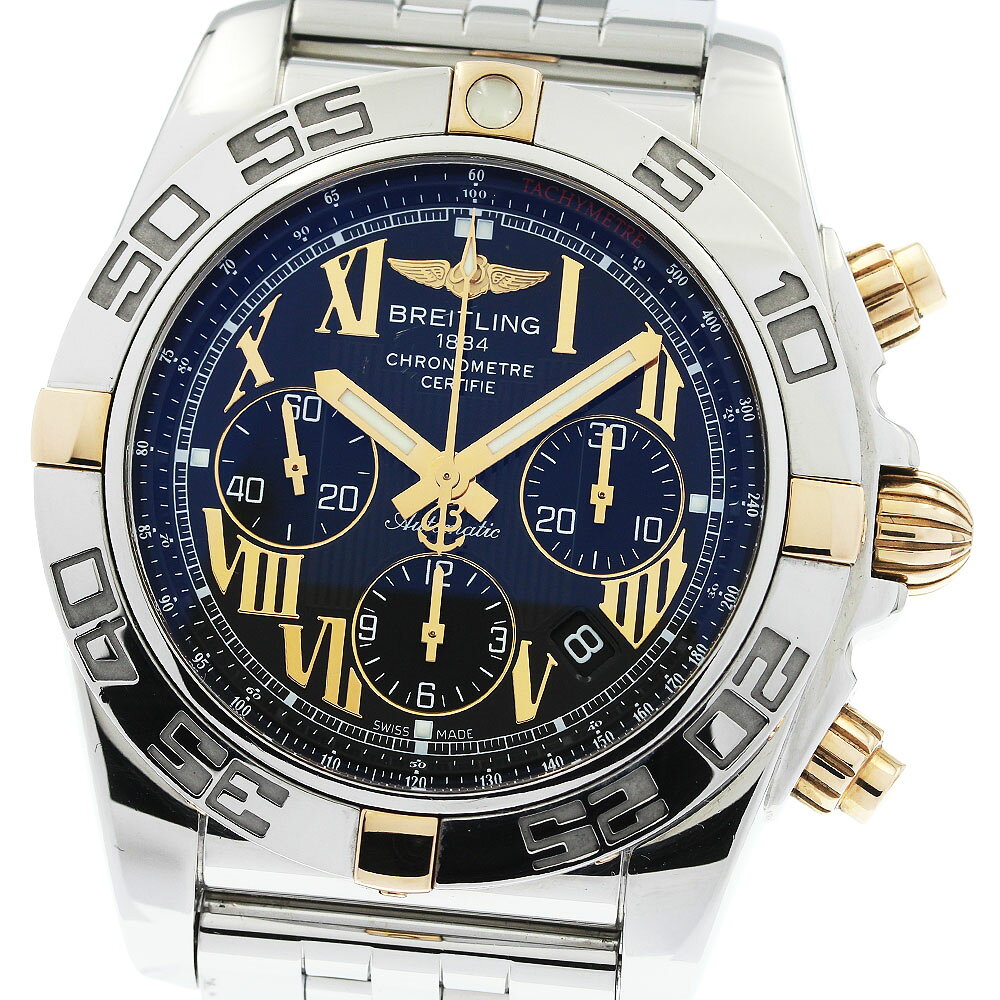 Other - ブライトリング BREITLING IB0110 クロノマット44 ビコロ クロノグラフ 自動巻き メンズ 良品 箱・保証書付き_956941【中古】