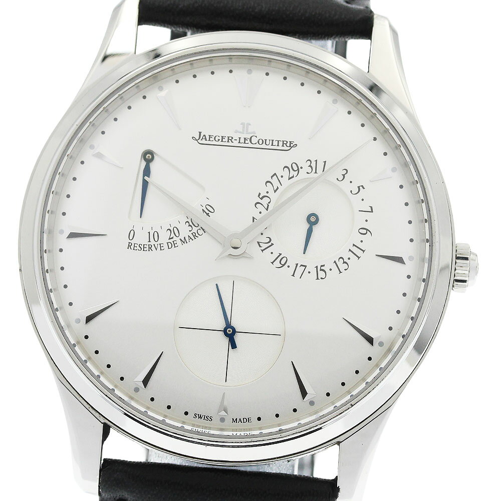 ジャガー・ルクルト JAEGER-LECOULTRE 176.8.38.S/Q1378420 マスターウルトラシン リザーブ ドゥ マルシェ 自動巻き メンズ 保証書_958876【中古】