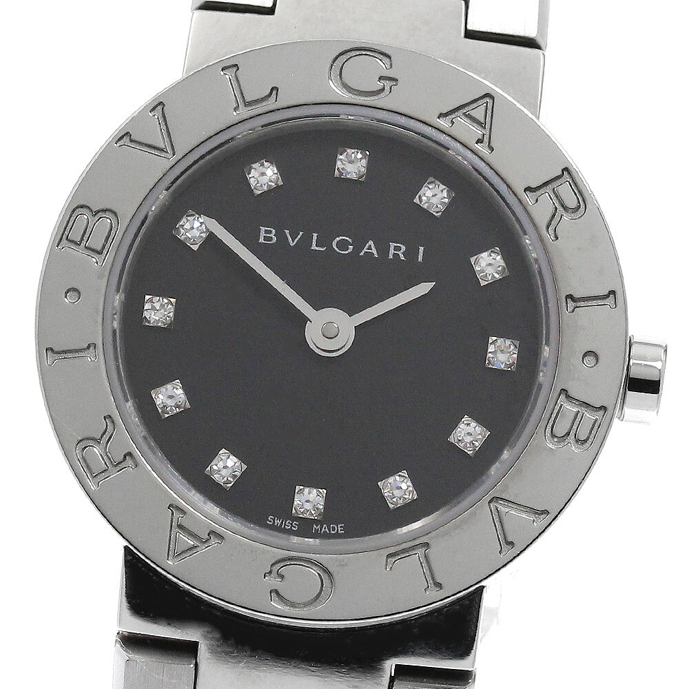 Other - ブルガリ BVLGARI BB23SS ブルガリブルガリ 12Pダイヤモンド クォーツ レディース 良品 _957700【中古】