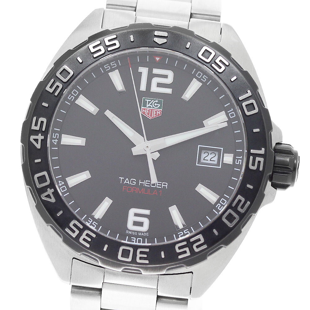 タグホイヤー TAG HEUER WAZ1110 フォーミュラ1 デイト クォーツ メンズ 保証書付き_958744【中古】