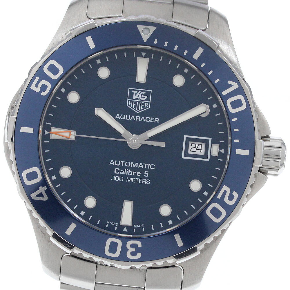Aqua Racer - タグホイヤー TAG HEUER WAN2111 アクアレーサー キャリバー5 デイト 自動巻き メンズ _959403【中古】