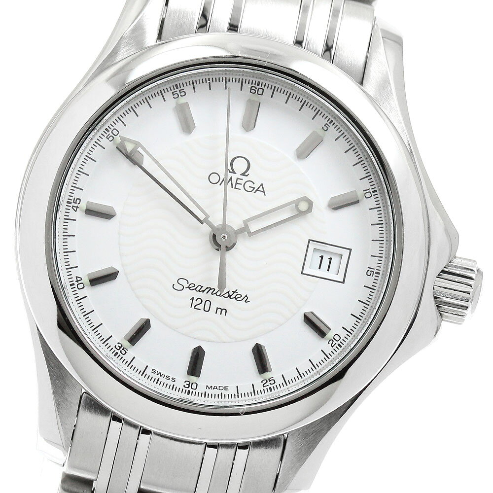 Other - オメガ OMEGA 2571.21 シーマスター120M デイト クォーツ レディース 美品 _960145【中古】