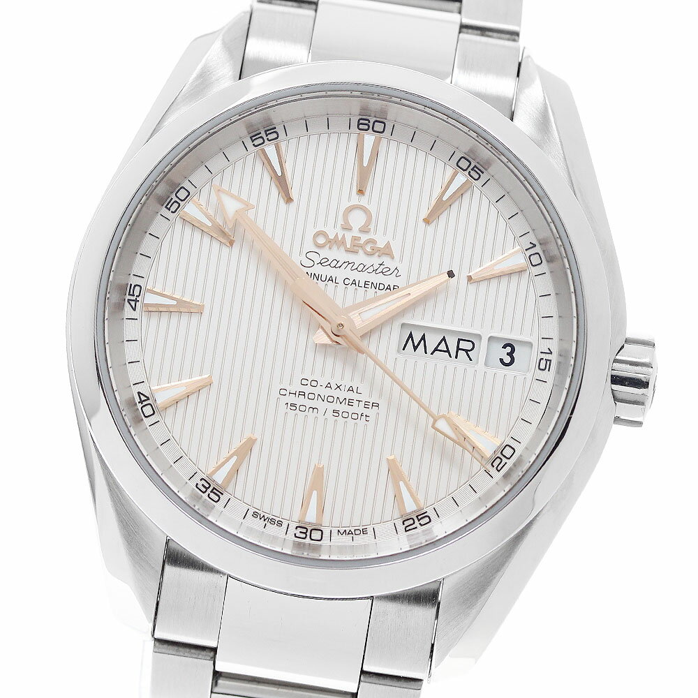 Rakuten - オメガ OMEGA 231.10.39.22.02.001 シーマスター アクアテラ 150M コーアクシャル アニュアルカレンダー 自動巻き メンズ 良品 _960405【中古】