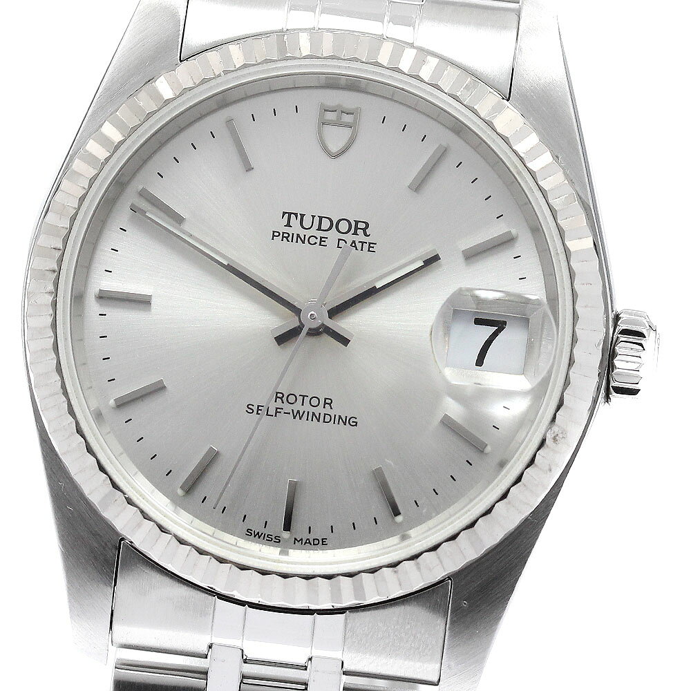 チュードル TUDOR 74034 プリンスデイト WGベゼル 自動巻き メンズ _949583【中 ...