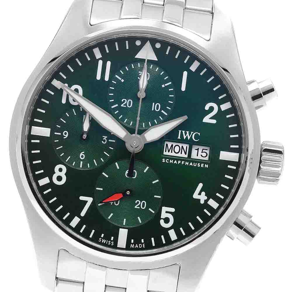 Rakuten - IWC IWC SCHAFFHAUSEN IW388104 パイロットウォッチ クロノグラフ 自動巻き メンズ 良品 箱・保証書付き_952113【中古】