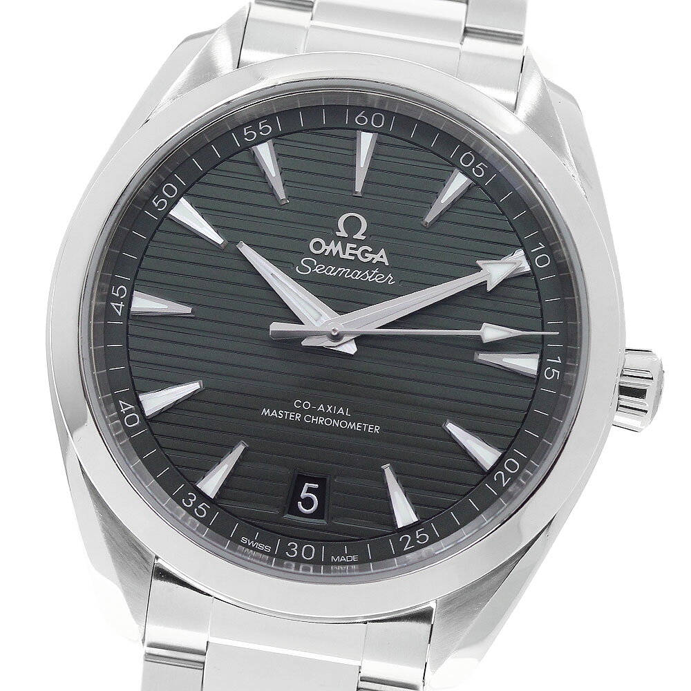 オメガ OMEGA 220.10.41.21.10.001 シーマスター アクアテラ 150M コーアクシャル デイト 自動巻き メンズ 箱・保証書付き_952337【中古】