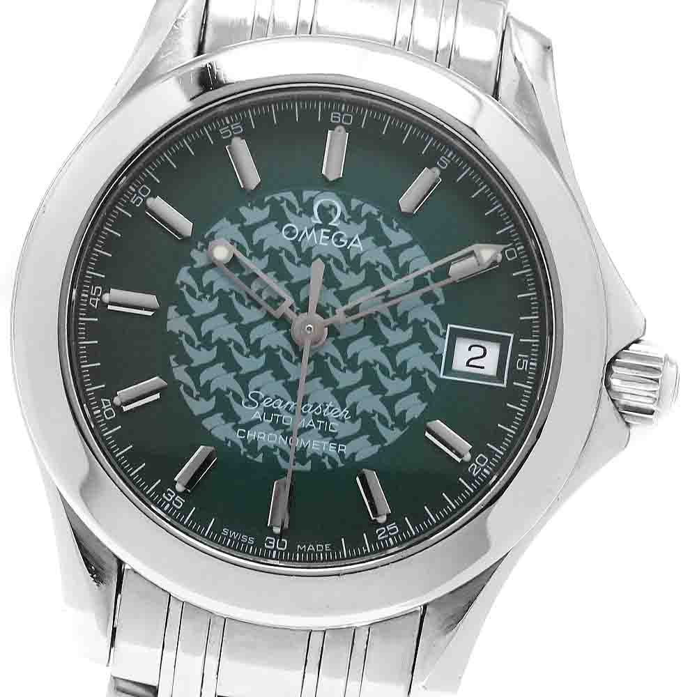 Other - オメガ OMEGA 2506.70 シーマスター120 ジャックマイヨール1998 デイト 自動巻き メンズ 保証書付き_955159【中古】