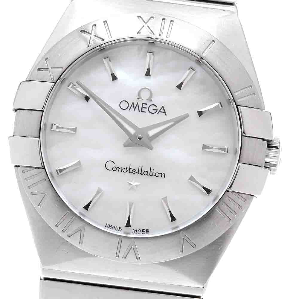 オメガ OMEGA 123.10.27.60.05.001 コンステレーション ブラッシュ クォーツ レディース _956174【中古】