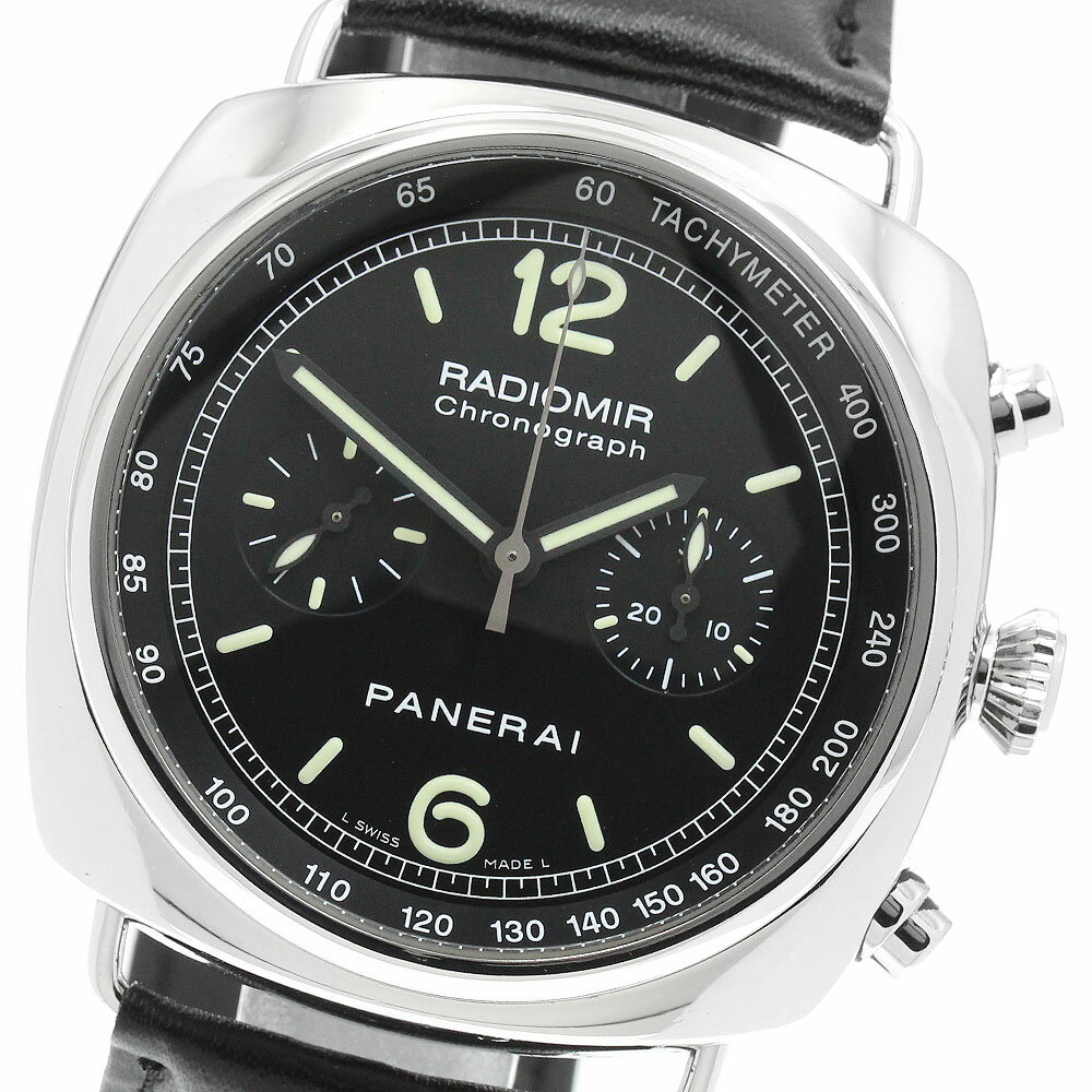 パネライ PANERAI PAM00288 ラジオミール クロノグラフ 自動巻き メンズ 箱・保証書付き_958170【中古】