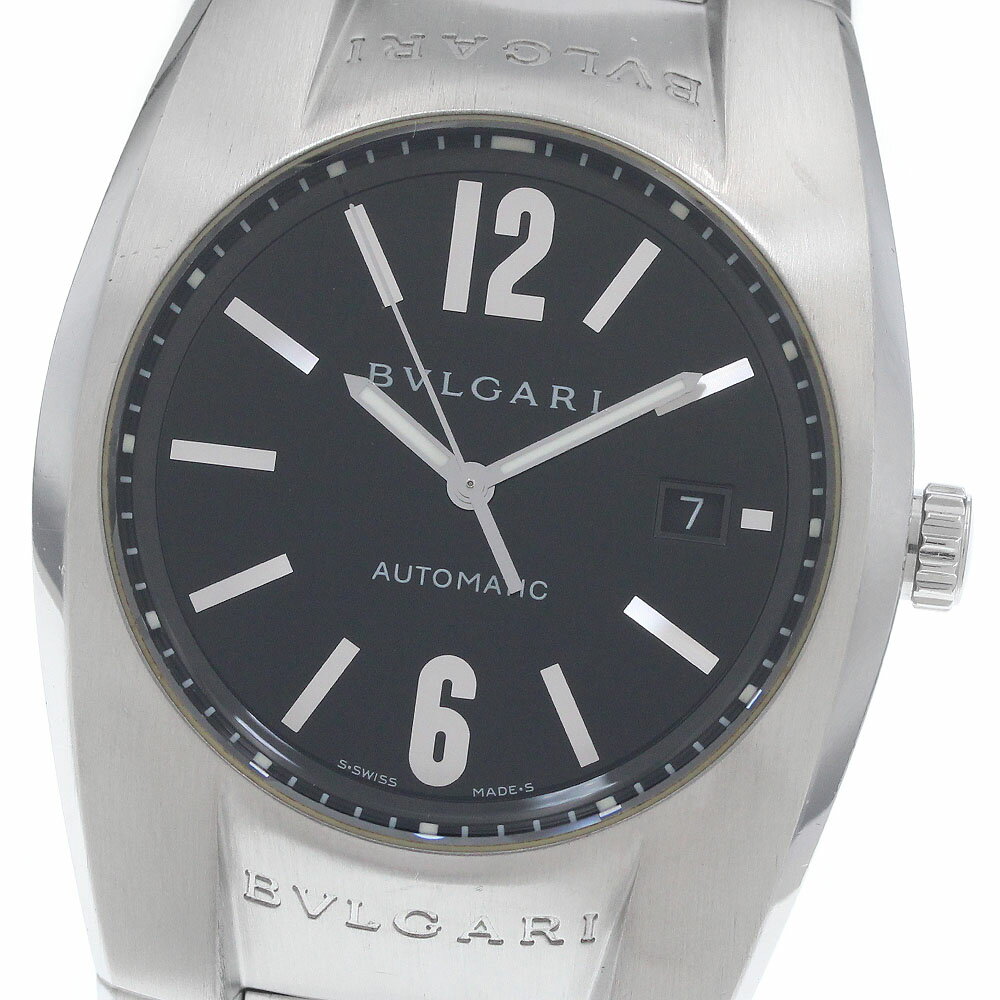 Ergon - ブルガリ BVLGARI EG40S エルゴン デイト 自動巻き メンズ 箱・保証書付き_959462【中古】